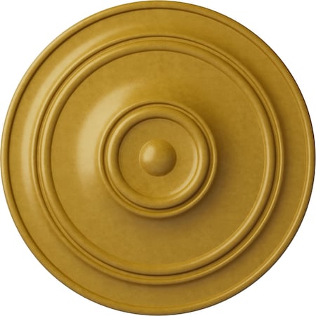 Ekena Millwork Small Classic Ceiling Medallion (Fits Canopies up to 10"), 40 1/4"OD x 3 1/8"P, Iridescent Gold CM40CLIGS